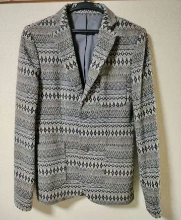 TOPMAN 탑맨 올 패턴 테일러드 자켓 UK34