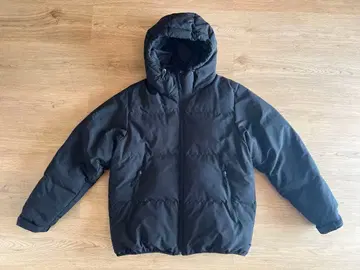 GU 히트 패딩 블루종 블랙 L