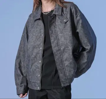 셀레그랑테 페이크 가죽 자켓