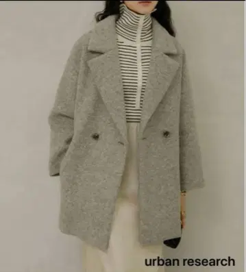 미사용 새상품 urban research 스라이버 본딩 코트