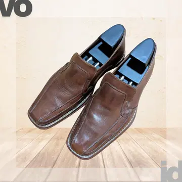 [ 이태리제/Y2K ] BKT 스퀘어토 슬립온 로퍼 25.5cm