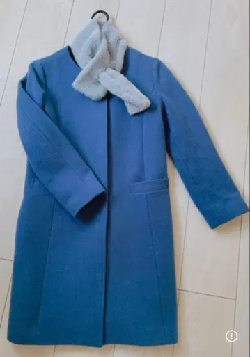 스픽 앤 스팬 블루 코트 롱 코트