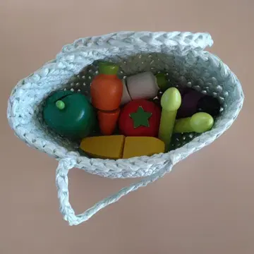 소꿉놀이 세트 채소 과일 바스켓 포함