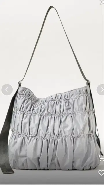 SOEUR/셔링 테이프 숄더