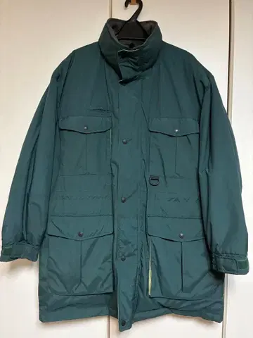 다크 그린 다운 자켓 팬츠 상하의 세트