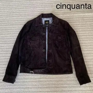 CINQUANTA (친쿠안타) 스웨이드 자켓 이탈리아제