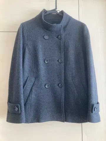 온워드 23구 더블 브레스트 피 코트 46