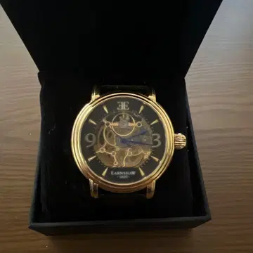 EARNSHAW 자동 시계 블랙/골드
