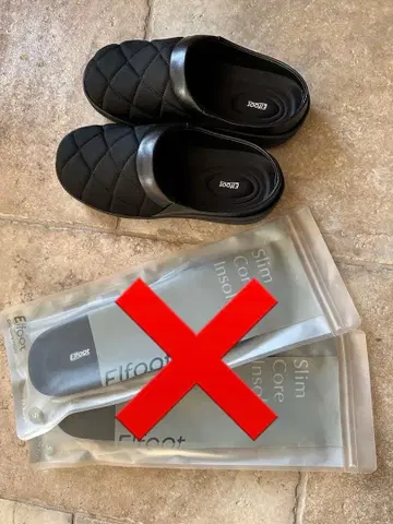 새상품 엘프풋 슬림 슬립온 XS