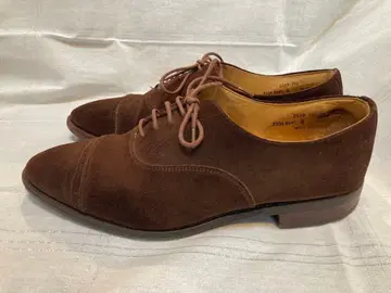 브라운 스웨이드 스트레이트 팁 클락스 영국제