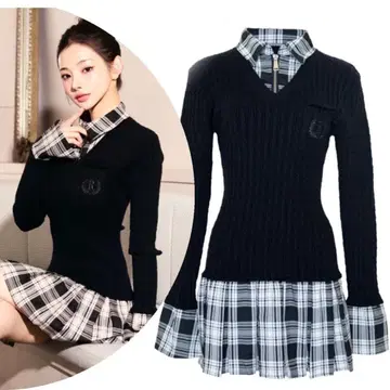 미개봉 새상품 randy 미니 원피스 네이비 FREE