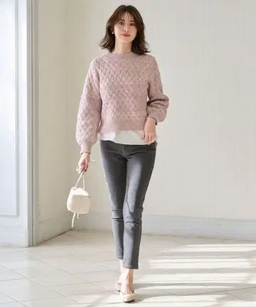 [ any SiS ] 워셔블 속기모 수플레 데님