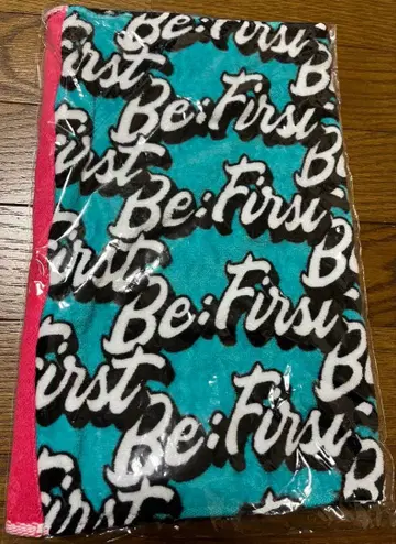 BE:FIRST 로고 페이스 타월 (틸) 비퍼스트