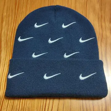 Nike All Over Swoosh Logo Cuffed Beanie