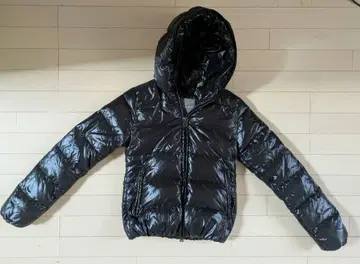 DUVETICA 다운 자켓 반질반질 여성용 38 사이즈 후드 부착