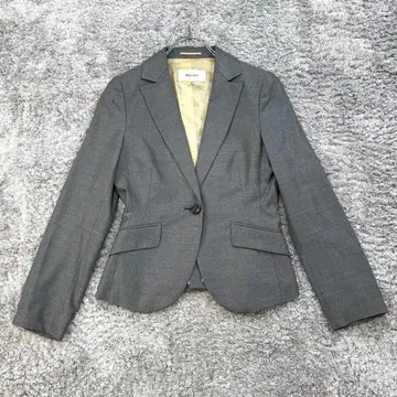 보르지 [36] 그레이 실크 혼방 테일러드 자켓 고급 가을/겨울 업무복