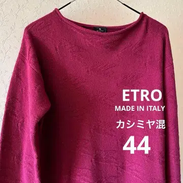 ETRO 울 캐시미어 혼방 니트 이탈리아제 페가수스 44