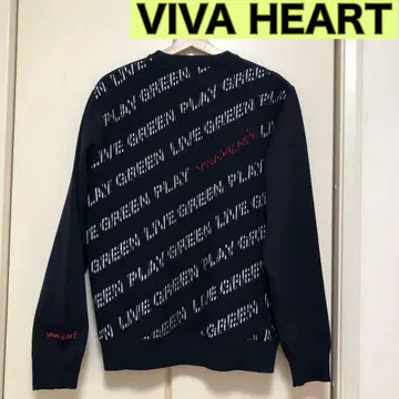 비바 하트 VIVA HEART 남성용 골프 의류 스웨터 L 네이비