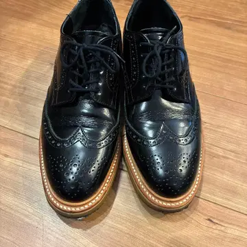 천연 가죽 윙팁 24cm~25cm 상당