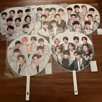 SnowMan 부채 카우콘