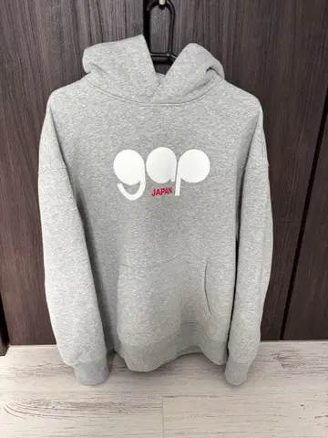 GAP 그레이 후드 부착 후드티 JAPAN 디자인