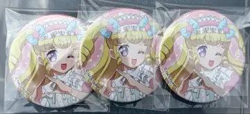 프리티 시리즈 프리파라 크로싱 라이브 유이 캔뱃지 3세트