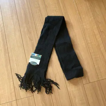 [ 뉴질랜드 제 ] 블랙 머플러 ( 메리노울 ) <미사용 새상품>