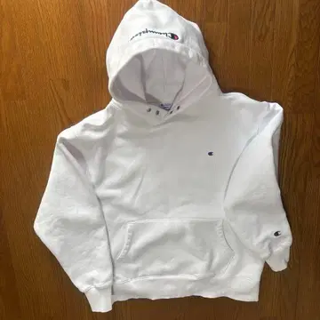 챔피온 화이트 후드티 L 사이즈