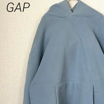 GAP 후드티 후디 V 가제트 포켓 포함 속기모 무지 심플
