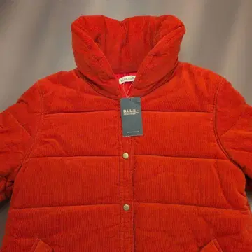 B.L.U.E. 코듀로이 충전솜 다운 자켓 M 사이즈