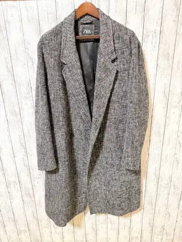 ZARA 그레이 롱 코트 XL 사이즈