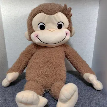 호기심 많은 조지 빨간 볼 슈퍼 라지 봉제 인형