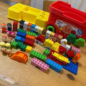 호빵맨 블록라보 첫 블록 왜건