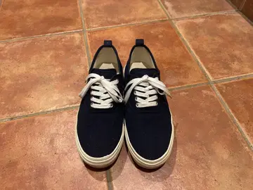 URBAN RESEARCH (어반 리서치) 네이비 캔버스 스니커즈