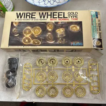 후지미 WIRE WHEEL GOLD TYPE 타이어 세트