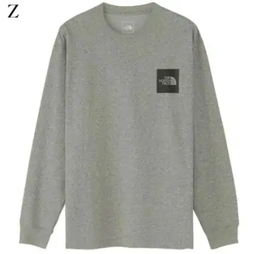 THE NORTH FACE 롱 슬리브 스퀘어 로고 티 L