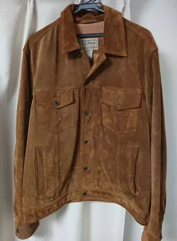 L.L.Bean 브라운 스웨이드 셔츠 자켓