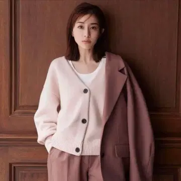 클라네 CLANE 가디건 핑크 다나카 미나미
