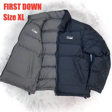 새상품급 퍼스트 다운 리버서블 다운 자켓 블랙&그레이