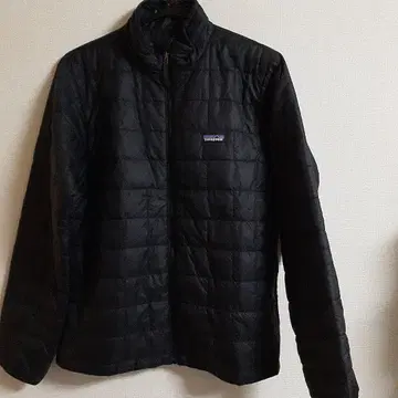 patagonia 블랙 다운 자켓 나노 퍼프