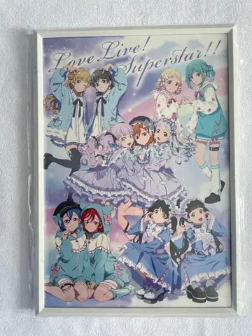 러브 라이브 Liella 몽환룩 복권 S상 A4 프레임 스탠드