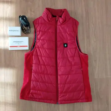 스피도 히트 배터리는 미사용 / 베스트는 착용 완료