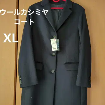 유니클로 울 캐시미어 체스터 코트