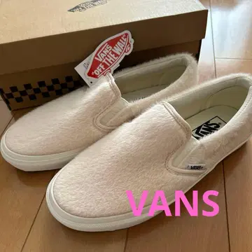 새상품 VANS 슬립온 핑크 퍼