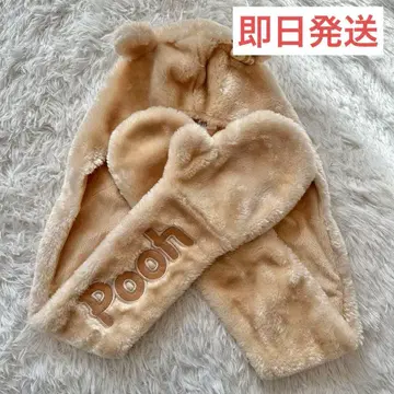 푸우 후드 부착 팬캡