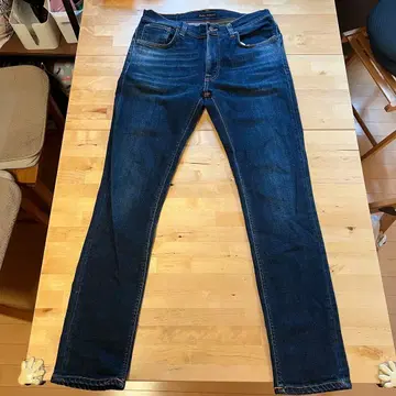 누디 진스 코 스키니 데님 다크 블루