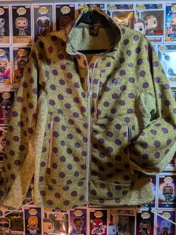 고 슬로우 카라반 도트 무늬 플리스 자켓 사이즈 4