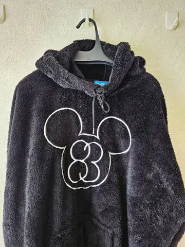 디즈니 1983 보아 후드티 복슬복슬 블랙 M