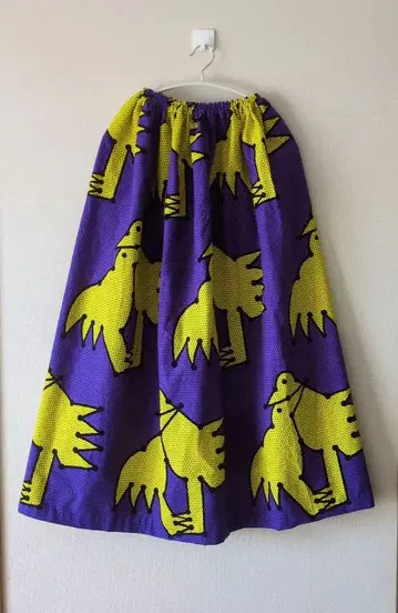 아프리칸 롱 개더 스커트 닭 니와토리 닭 No.371