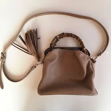 숄더백 대나무 핸들 2way 핸드백 태슬 가을 상품